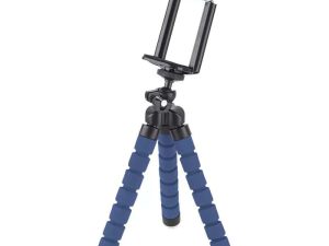 Trepied pentru telefon/camera albastru KRUGER&MATZ