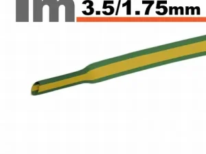 Tub termocontractant galben/verde 3 /1.5 mm 1m lungime