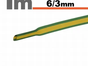 Tub termocontractant galben/verde 6 /3 mm 1m lungime