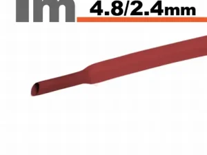 Tub termocontractant rosu 4.8 /2.4 mm 1m lungime