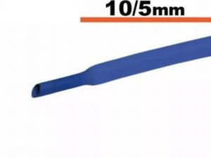 Tub termocontractibil albastru 10mm/ 5mm 0.5m