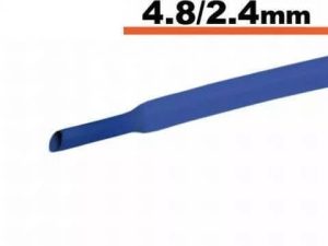 Tub termocontractibil albastru 4.8mm/ 2.4mm 0.5m