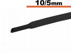 Tub termocontractibil negru 10mm/ 5mm 0.5m