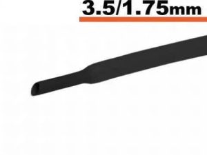 Tub termocontractibil negru 3.5 mm/ 1.75 mm 0.5m