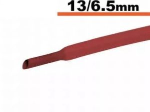 Tub termocontractibil rosu 13mm/ 6.5mm 0.5m