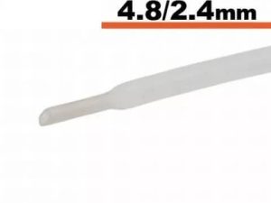 Tub Termocontractibil Transparent 4.8mm/ 2.4mm 0.5m