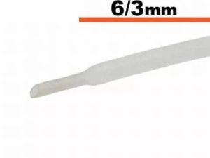 Tub termocontractibil transparent 6mm/ 3mm 0.5m