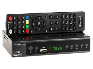 Tuner DIGITAL Terestru DVB-T2 /DVB-T /DVB-C CABLETECH URZ0336C