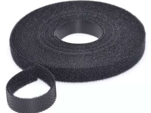 VELCRO banda textila cu arici 1cm x 5m negru