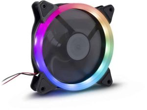 Ventilator 120x120x25mm Inter-Tech Argus iluminare RGB 900RPM 2 pini la Molex RS-051-RGB
