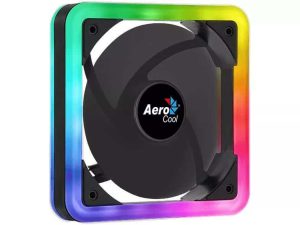 Ventilator Aerocool Edge14 120mm aRGB 12LED anti-vibratii 1200RPM