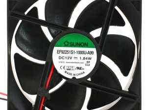 Ventilator DC axial 12VDC 92x92x25 mm 87.04m3/h 34dBA 24AWG EF92251S1-A99-A SUNON EF92251S1-1000U-A99