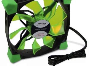 Ventilator Inter-Tech CobaNitrox Xtended N-120-GR 120mm 1200RPM LED verde