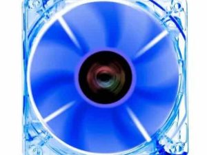 Ventilator Riotoro Cross-X Clear Classic 120mm iluminare albastra