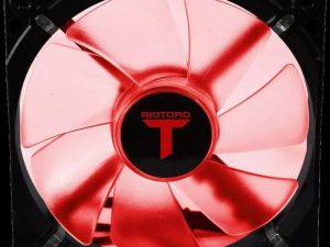 Ventilator Riotoro Performance Edition 120mm iluminare rosie