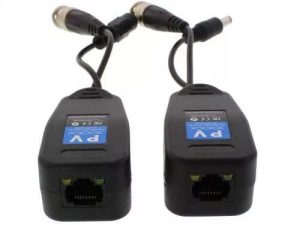 Video balun HD pasiv cu alimentare cu mufa RJ45 Well