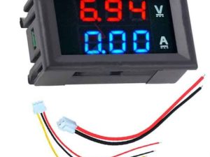 Voltmetru si Ampermetru 0-50A rosu DC 4-30V VOLT/AMP 50A