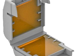 WAGO GELBOX 3 poli derivatie cabluri pentru conectori seriile 221/ 2273 max. 4mm2 IPX8 gri 207-1331