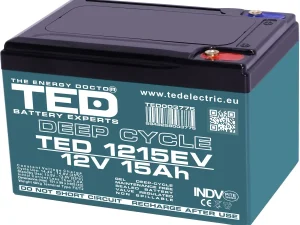 Acumulator AGM /VRLA12V 15A Deep Cycle 151mmx98mmxh95mm pentru vehicule electrice M5 TED Battery Expert Holland TED003775