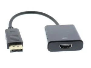 Adaptor HDMI mama - Displayport tata 15cm 1080p Well ADAPT-HDMIF/DPM-0.15BK-WL