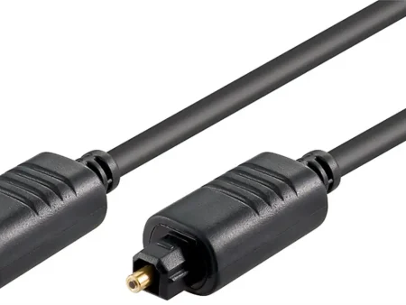 Cablu audio digital optic 1m TOSLINK - TOSLINK diametru 5mm Goobay 50217
