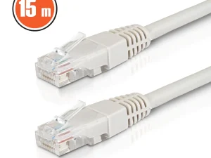 Cablu Internet UTP RJ45 CAT6 CCA 15m gri M'N'C 20347