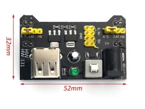 Modul sursa de alimentare USB /3.3V - 5V pentru breadboard BB 830