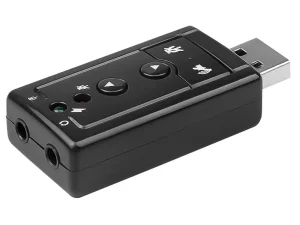 Placa de sunet USB 2.0 A la 2x 3.5 mm stereo Jack casti + microfon plug&play Sistem 7.1 virtual volume control + mute