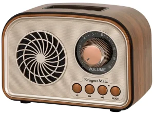 Radio portabil analog AM /FM /SW 5W 185x77.5x150mm Kruger&atz KM0834