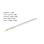 Antena telescopica 110-313mm 5 segmente + balama ANTENA-RADIO6