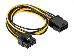 Cablu alimentare PCIe 8pin (6+2) tata - PCIe 8pin mama 40cm AKYGA AK-CA-82