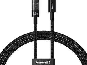Cablu alimentare si date Baseus Gem Fast Charging USB Type-C - USB Type-C 100W 1m negru P10373000111-00