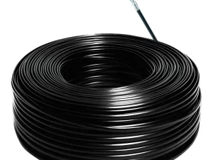 Cablu de retea exterior robust Hikvision CAT5e UTP cupru 0.5mm negru DS-1LN5EO-UU/E-1