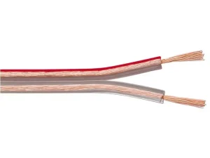Cablu difuzor Professional 20m 2x1.50 mm cupru transparent Cabletech KAB0565-20