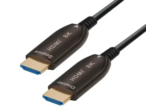 Cablu HDMI v2.0 Active Optical AOC 20m 8K 60Hz ARC Ethernet cu fibra optica 4.8mm