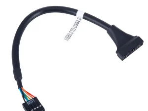 Cablu PC IDE 20pin tata - IDE 10pin mama 20cm AKYGA AK-CA-28