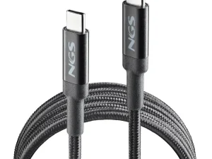 Cablu USB-C - USB-C NGS KNOT 100W-2 2m 100W negru