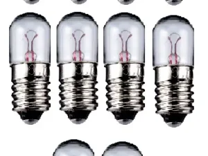 Set 10 becuri 6.3V 0.32A 2W dulie E10 Goobay 9599-10