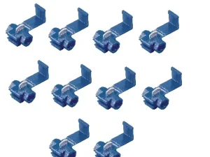 Set 10 conectori rapizi cabluri 1.5-2.5 mm albastru Goobay 17015-10