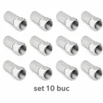 Set 10 mufe F 6.8mm cu garnitura RG6 WTY0451-10