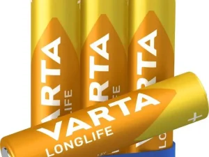 Set baterii alcaline R3 AAA 4buc LonglifeVarta 42330