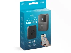 Set sonerie video /Smart /Wi-Fi /baterie /HD negru delight 55385BK
