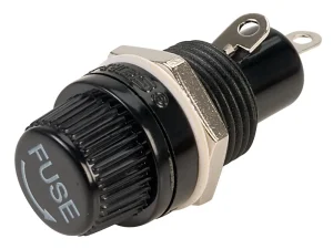 Soclu siguranta 5x20mm max. 10A /250V pe panou 36.7x13.2mm SCI R3-12E