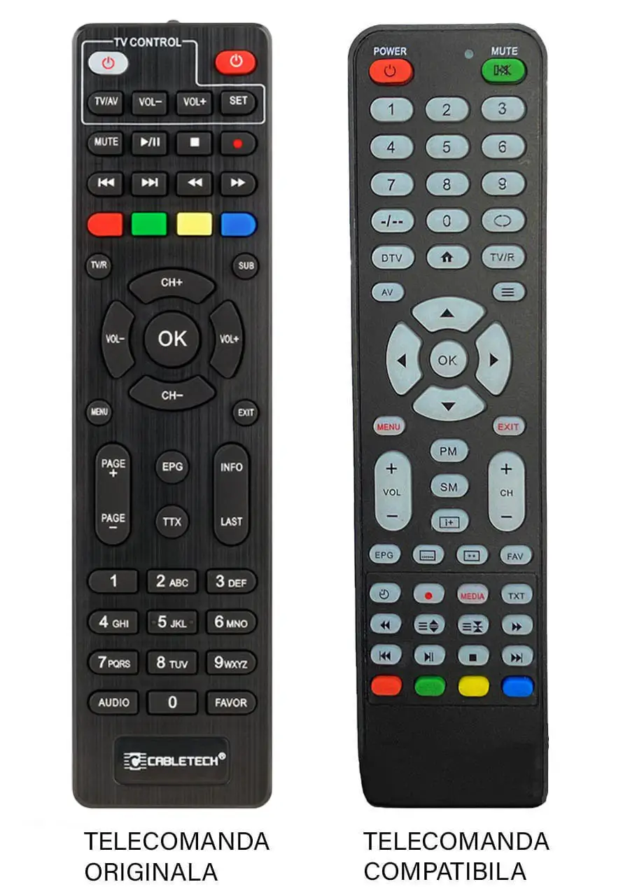 tv plasma Telecomanda inlocuitoare compatibila TV CABLETECH URZ0336 (673)