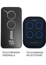 Telecomanda poarta garaj de doua si patru canale cod saritor 433.92MHz V2 Phox (853-1)