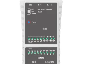 Tester MastFUYI FY668B pentru cablu retea RJ45 /telefonie RJ11 /BNC
