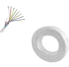 10m cablu alarma 8 fire 8x0.22mm2 cupru multifilar ecranate TED Wire Expert TED002334
