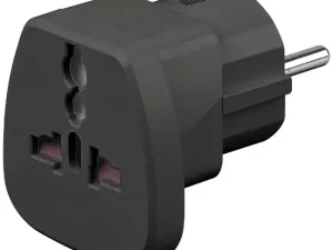 Adaptor Universal la CEE 7/7 negru 3680W 16A nu converteste tensiunea