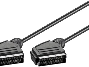 Cablu Euro SCART 21 pini - Euro SCART 21 pini 1.5m Goobay 11702