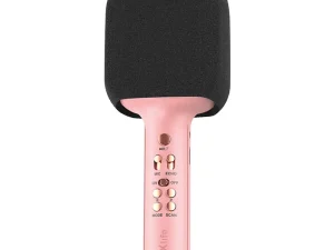 Microfon Karaoke Bluetooth cu difuzor incorporat roz maXlife MXBM-600 OEM0200494